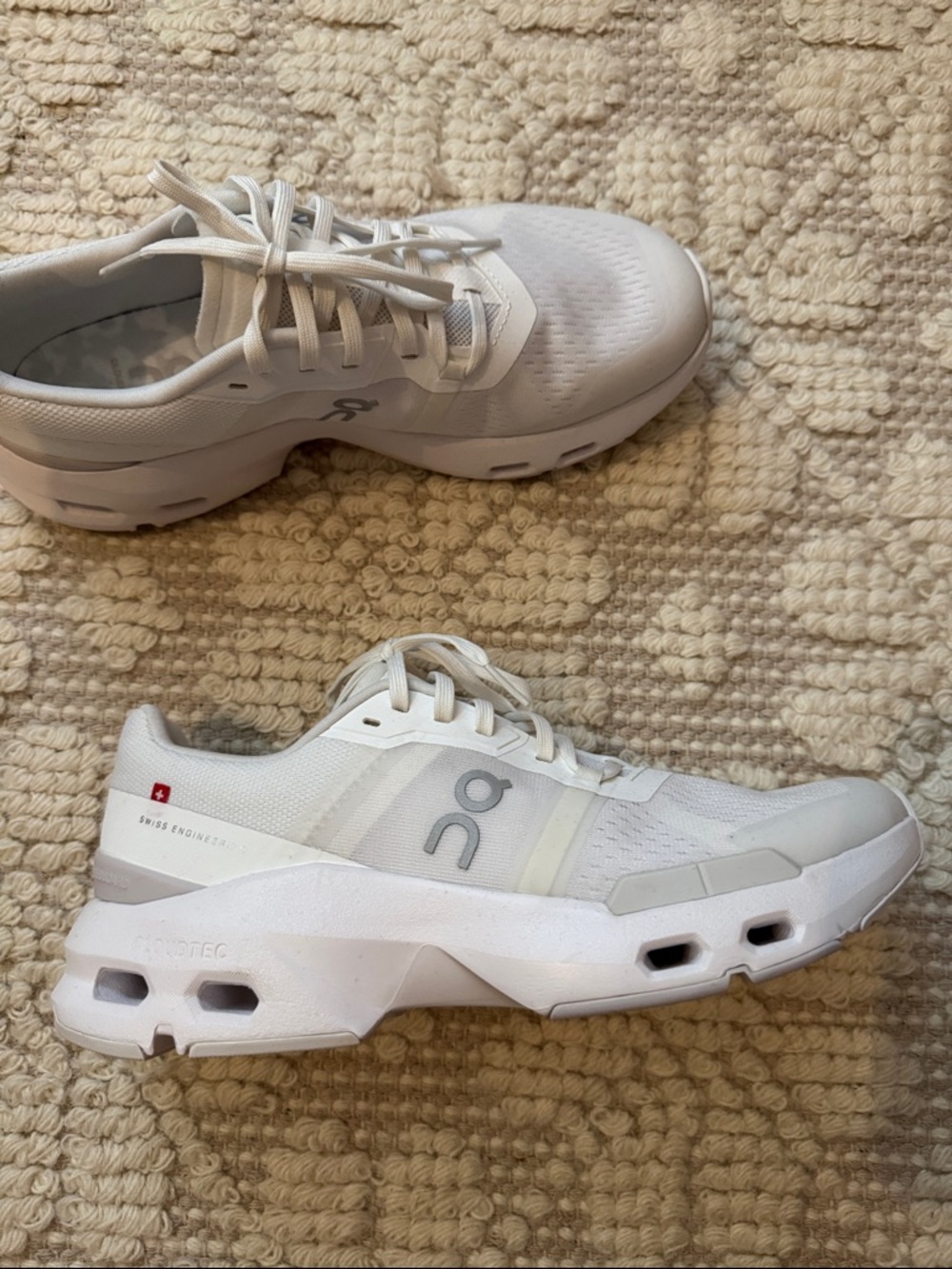 On Running White Athletic Shoes